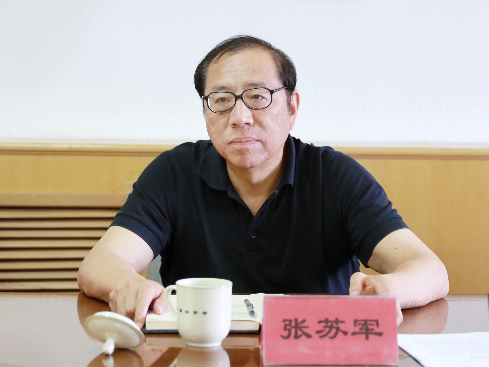 张文显,张苏军副会长听取中国法学会法理学研究会换届工作汇报